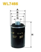 Фильтр масляный Audi A3 II, A4, A5, A6 III, Q3, Q5, TT II, Seat Altea, Exeo, Leon II, Tol Wix Filters (WL7466) WIX Filters (WL7466)