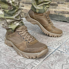 Кросівки чоловічі тактичні літні з сіткою ЗСУ 6616 45 р 29,5 см койот - зображення 6