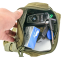 Тактическая сумка под крепление MOLLE Outdoor Tactics K2, подсумок для телефона. Зеленый. - изображение 7