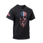 Футболка Rothco US Flag Bearded Skull T-Shirt Черный XL 2000000086385 - изображение 2
