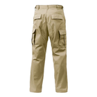 Тактичні штани Rothco Fit Zipper Fly BDU Pants Khaki XL 2000000078229 - зображення 3