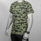 Футболка Rothco Vintage Guns T-Shirt Хаки L 2000000086484 - изображение 4