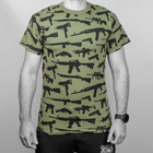 Футболка Rothco Vintage Guns T-Shirt Хакi M 2000000086477 - зображення 5