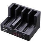Зовнішня кишеня Maiwo клонир. для 4*HDD 2,5"/3,5" SATA/SSD через USB3.0 безвинтов. крепл. пластик черн. (K3094A)