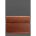 Кожаный чехол-конверт на магнитах для MacBook 15 дюйм, светло-коричневый, натуральная кожа Crazy Horse, ручная работа, 38×25,5 см 58677