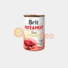 Вологий корм для собак Brit Paté & Meat зі смаком яловичини та індички