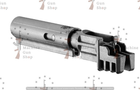 Адаптер Приклада FAB Defense SBT-K с компенсатором отдачи (0042)