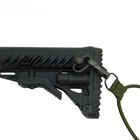 Приклад телескопический с амортизатором FAB для AK 47, зеленый (7000409) - изображение 3