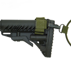Приклад телескопічний з амортизатором FAB для AK 47, зелений (7000409) - зображення 4