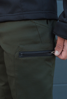 Утеплённые тактические штаны на флисе L хаки - изображение 8