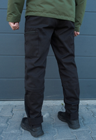Утеплённые тактические штаны на флисе XL черные - изображение 5