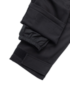 Утеплённые тактические штаны на флисе XS черные - изображение 8