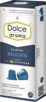Кофе в капсулах Dolce Aroma Decaffeinato Delicato, 10 капсул Nespresso