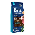 Сухой корм Brit Premium Sensitive Lamb для собак с чувствительным пищеварением со вкусом ягненка
