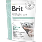 Сухий корм для кішок Brit VD Obesity при надмірній вазі з куркою та горохом