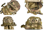 Рюкзак тактический S.Knight 30 л трехдневный Multicam (армейский, для ВСУ) EF-2803-MC - изображение 6
