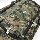 Тактический военный рюкзак 70л 65х40х30см JHL P-122 Sport Темный Пиксель (MR54718) - изображение 5