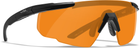 Захисні балістичні окуляри Wiley X SABER ADV Помаранчеві (712316003018) - зображення 3
