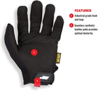 Тактические перчатки XL Mechanix Original Black - изображение 5