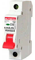 Автоматичний вимикач 1П 50А З E. NEXT e.mcb.stand.45.1.C50 s002013