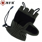 Военные флисовые перчатки/варежки MFH, олива/хаки, р-р. M - изображение 6
