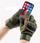Тактичні рукавиці з закритими пальцями Outdoor Tactics Z192 розмір XL, зелений (олива). - зображення 10