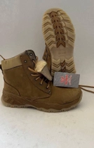 Зимові військові черевики Койот KH, підошва Antistatic (KH15-SHORT-WT-COY-AS-45) - зображення 1