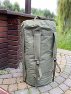 Баул армійський, Баул рюкзак, сумка-баул тактична, баул військовий, баул зсу, Баул 120 літрів олива - зображення 2
