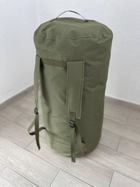Баул армійський рюкзак сумка-баул тактична військова зсу 120 літрів 82*42 см олива - зображення 7