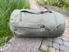 Сумка баул-рюкзак 120 л 82*42 см влагозащитный тактический армейский военный Олива - изображение 2