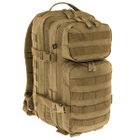Тактический Рюкзак Brandit US Cooper 25 л 45 х 24 х 26 см Койот (8007-70) - изображение 1