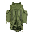 Тактический туристический армейский рюкзак 75 литров олива Кордура 900 ден. Армия рыбалка туризм 155 MS - изображение 3