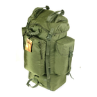 Тактичний туристичний рюкзак 75 літрів олива Кордура 900 ден. Армія риболовля туризм 155 MS - зображення 4