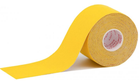 Кінезіо Тейп Kinesiology Tape 5см х 5м эластичный пластырь желтый індивідуальна упаковка - изображение 2