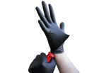 Нітрилові рукавички Medicom SafeTouch Advanced Black без пудри текстуровані розмір S 500 шт. Чорні (3.3 г) - зображення 4