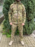 Мужской армейский костюм тактическая форма на флисе Мультикам ВСУ (ЗСУ) XXL 8658 хаки - изображение 1