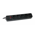 Мережевий фільтр Maxxter SPM5-G-6B 1.8m