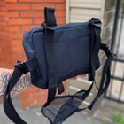Нагрудная тактическая сумка розгрузка Armour сумка броник вместительная черный цвет - изображение 7