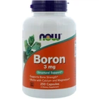 Мікроелемент Бор NOW Foods Boron 3 mg 250 Caps