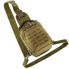 Рюкзак тактический патрульный однолямочный Zelart ZK-14 6 литров Olive - изображение 4