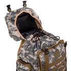Рюкзак тактический рейдовый Zelart 9188 объем 35 литров Grey-Camouflage - изображение 5