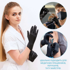 Нітрилові рукавички Medicom SafeTouch® Black (5 грам) без пудри текстуровані розмір S 500 шт. Чорні - зображення 5