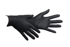 Нітрилові рукавички Medicom SafeTouch® Black (5 г) без пудри текстуровані розмір XS 1000 шт. Чорні - зображення 3
