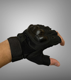 Тактичні рукавички Tactical Gosp 2XL Чорні - зображення 1