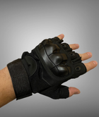 Тактичні рукавички Tactical Gosp 2XL Чорні - зображення 4