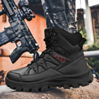 Ботинки тактические Lesko GZ706 Black р.42 мужские износостойкие для тренировок taktical - изображение 8