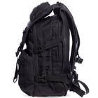 Штурмовой тактический рюкзак армейский военный походный для охоты 23 литра 45 х 32 х 15,5 см SILVER KNIGHT черный АН9900 - изображение 6