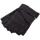 Захисні тактичні військові рукавички без пальців для полювання риболовлі BLACKHAWK чорні АН4380 розмір L - зображення 6