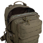 Штурмовой тактический рюкзак армейский военный походный для охоты 25 литров 43 x 25 x 14 см SILVER KNIGHT оливковый АНLK2021 - изображение 5