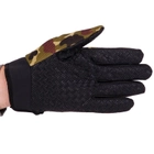 Защитные тактические военные перчатки без пальцев для охоты рыбалки PRO TACTICAL камуфляжные АН8791 размер L - изображение 4